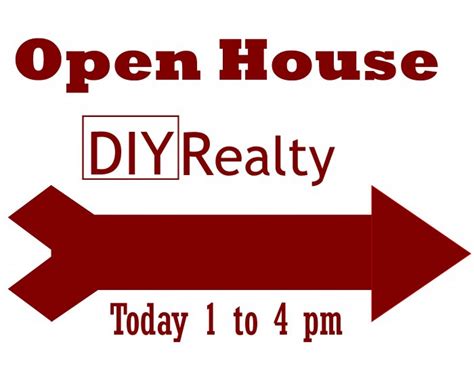 reusable open house signs